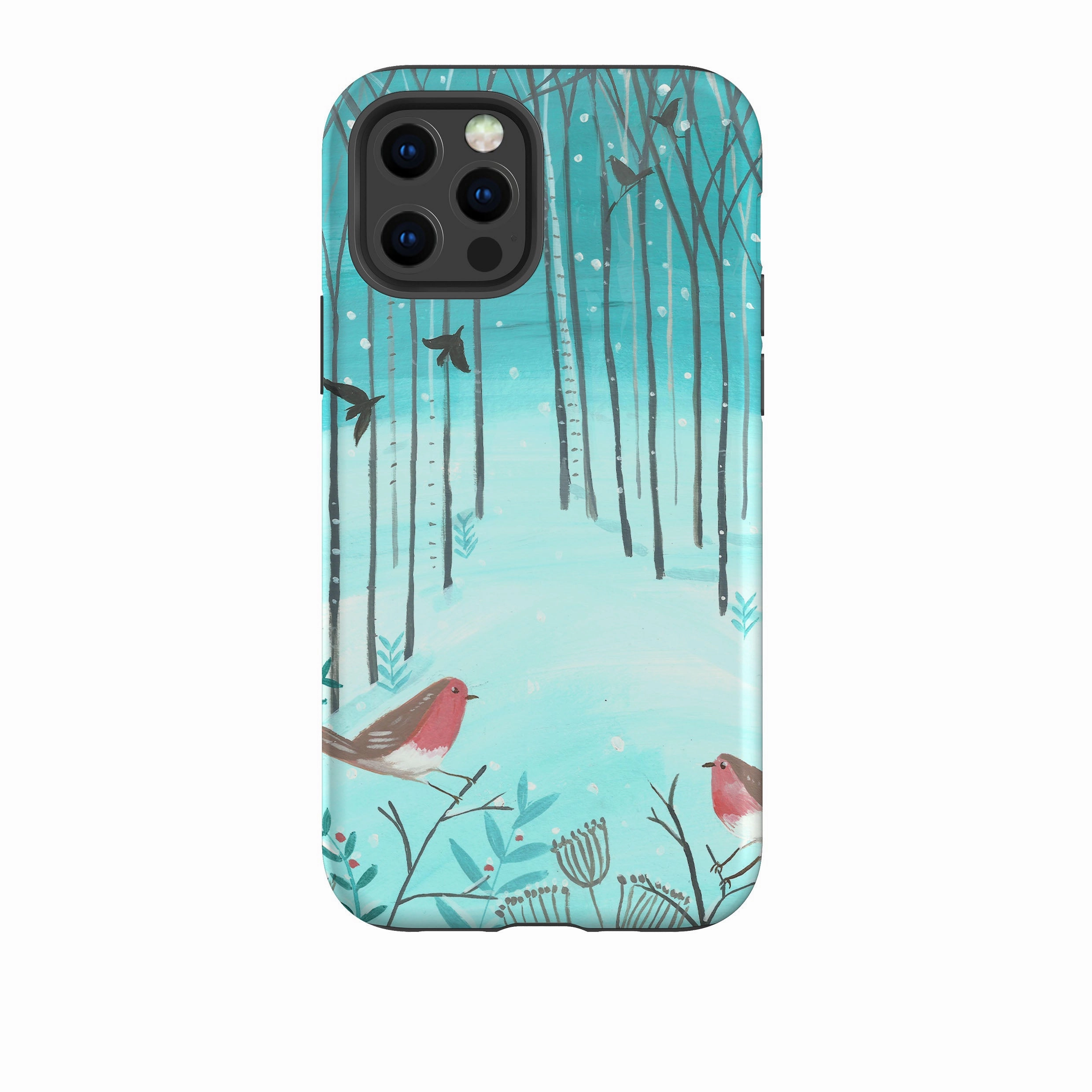 Matte Look Finish iPhone Tough Case - Winter Forest By Mary Stubberfield