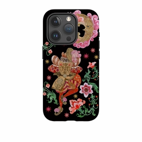 Luxury Surface Layer Polished Texture Finish iPhone Tough  Case - Ten Lords A Leaping By Maria Matos