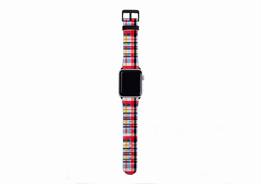 Hampstead Gingham Apple Watch Strap Stylish Option Durable Lifestyle Look