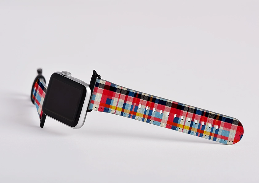 Trendy Appeal Eco Friendly Hampstead Gingham Apple Watch Strap