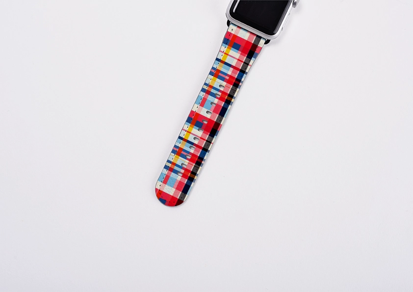 Gym Ready Stylish Functional Wear Hampstead Gingham Apple Watch Strap