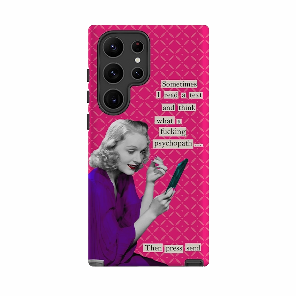 Samsung Tough Case - Psychopath By Clare Jordan Minimal Comfort