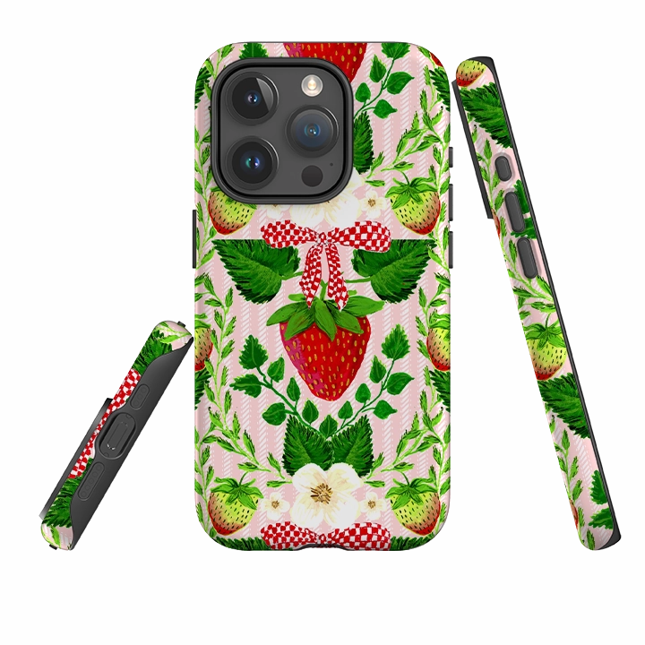 iPhone Case - Strawberries I By Abby Jacobs Daily Durability