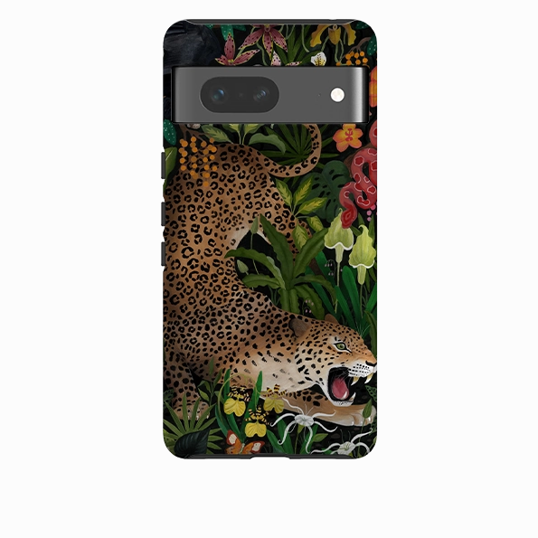 Urban Style Comfort Shield Texture Google Tough Case -  Roaring Leopard By Bex Parkin