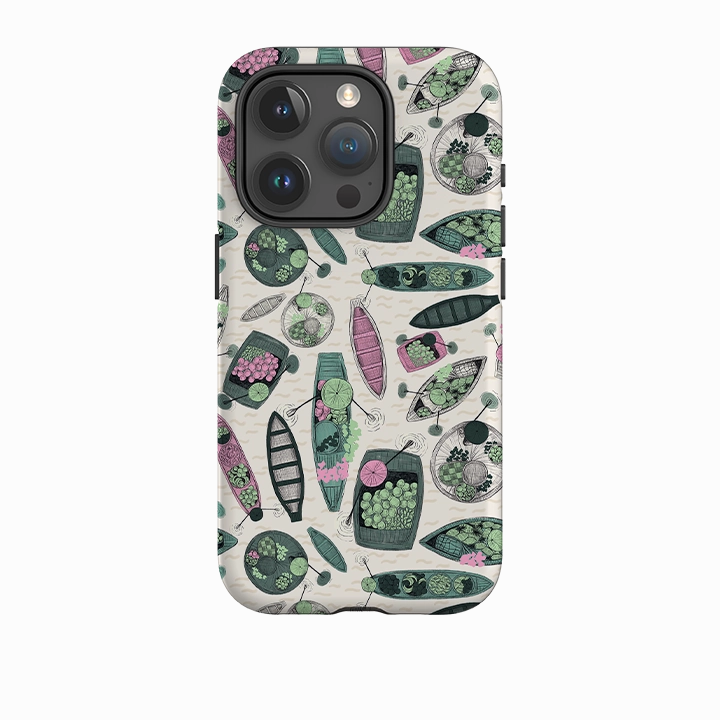 Soft Surface iPhone Tough Case - Floating Markets B By Jade Mosinski