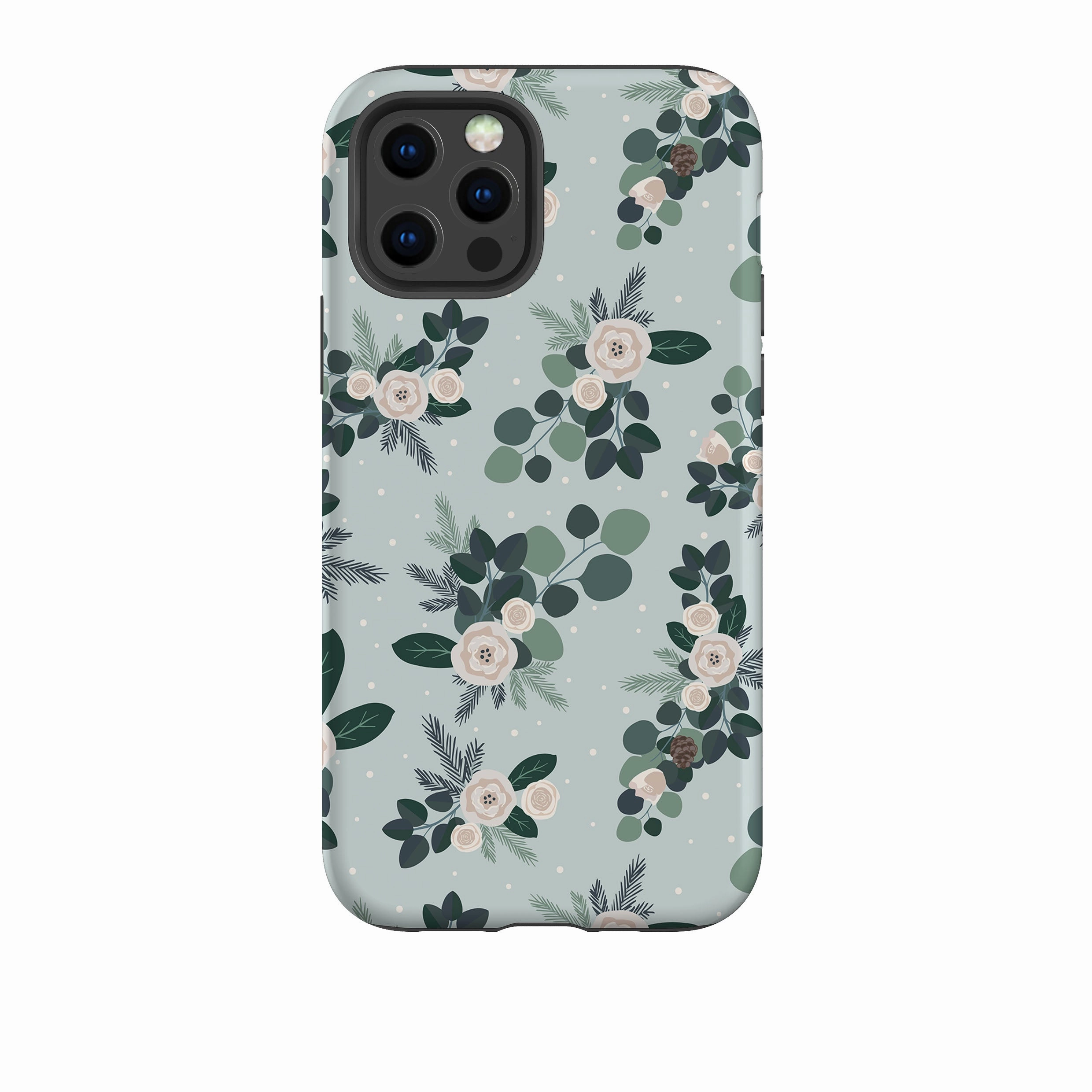 Gloss Finish Design iPhone Tough Case - Blooms Of Xmas