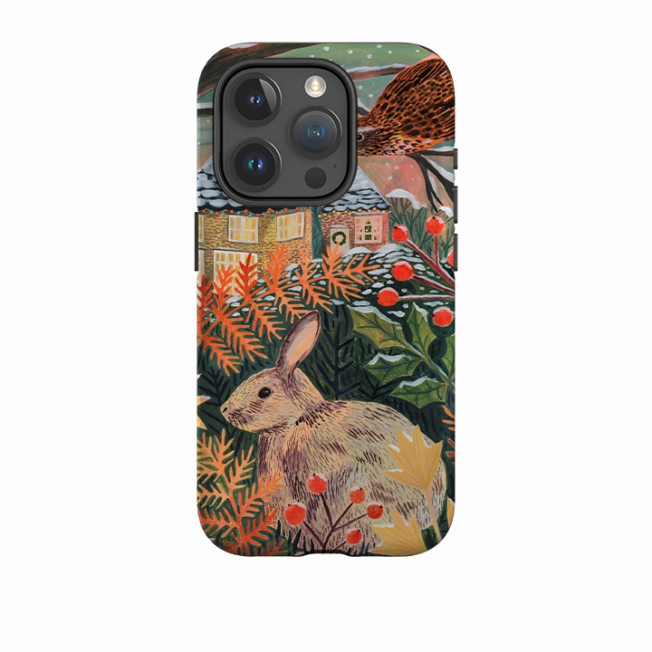 daily protection Protective barrier iPhone Tough Case - Rabbit By Lee Foster Wilson