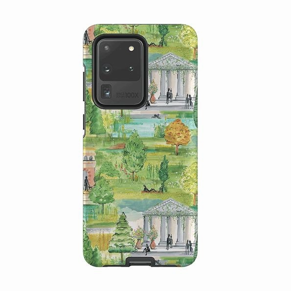 Durable touch Travel Friendly Samsung Tough Case - Central Park By Sarah Campbell