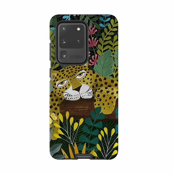 Samsung Tough Case - Sleepy Leopard By Bex Parkin Vivid Detail