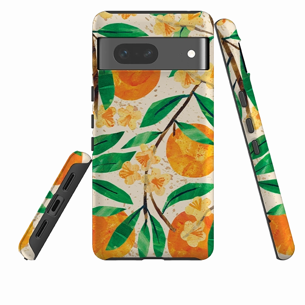 Protective Touch Google Tough Case - Orange Blossom By Tracey English