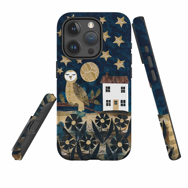 Elegant Comfort iPhone Tough Case - Night Watch Owl By Tracey English