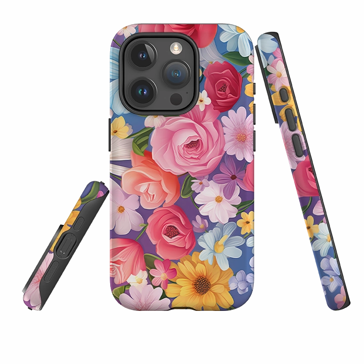 iPhone Tough Case -Esher Floral Classic Frame