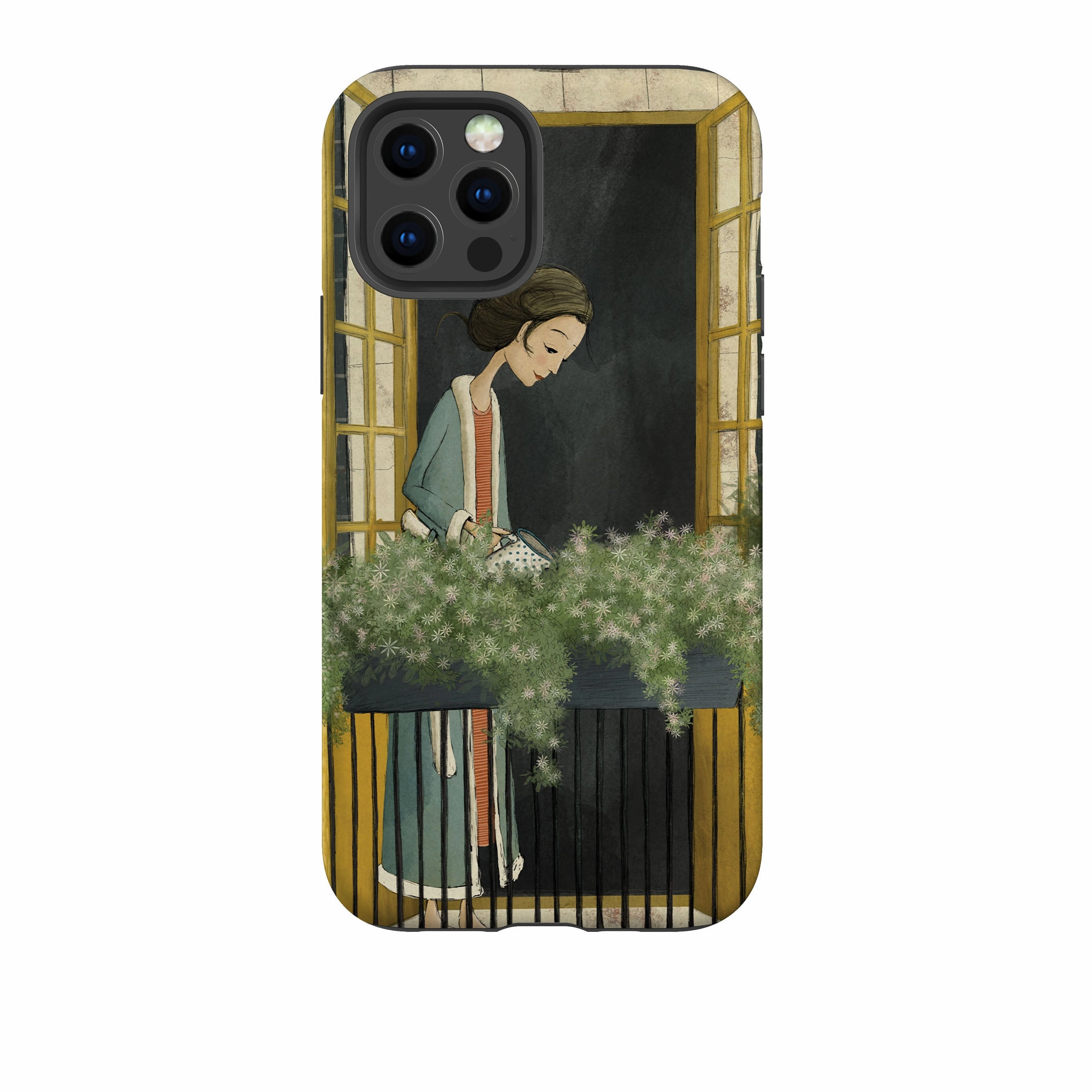 iPhone Tough Case - Balcony By Maja Lindberg Durable Design Texture Modern Texture Look