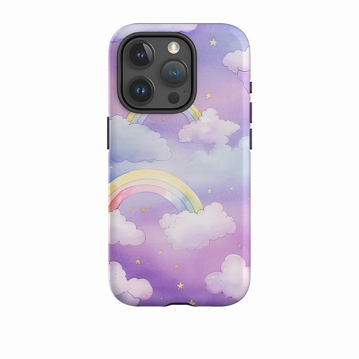 Luxury Build iPhone Case - Rainbow Clouds III