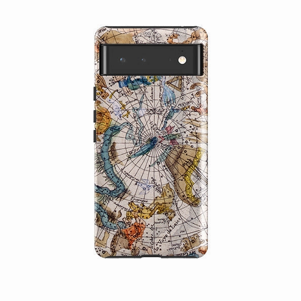 Comfort Edge Layer Compact Design Google Tough Case -  Celestial Chart By Heritage