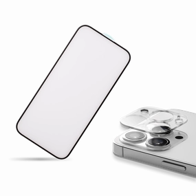 Glossy surface Soft Surface iPhone 15 Premium Eco Tempered Glass Screen and Lens Protector anti fingerprint