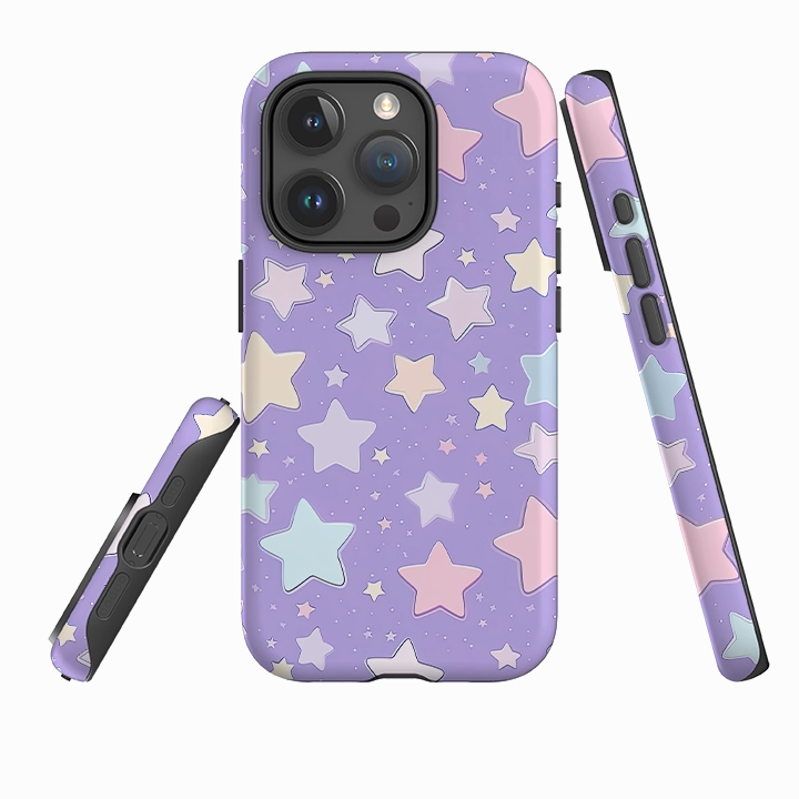 Premium Build Layer Port Protection iPhone Case - Colour Stars II