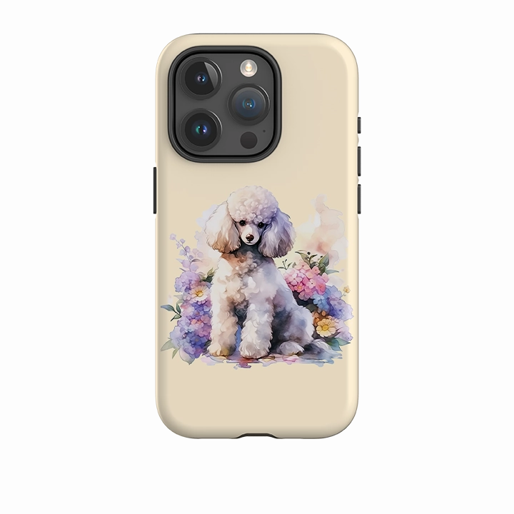 iPhone Case - Cute Dog J easy installation Vivid Finish
