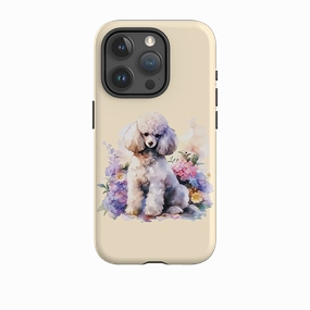 iPhone Case - Cute Dog J easy installation Vivid Finish