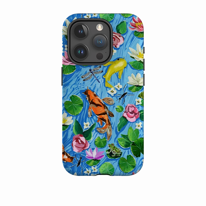 Light Finish iPhone Case - Floral Pond By Abby Jacobs