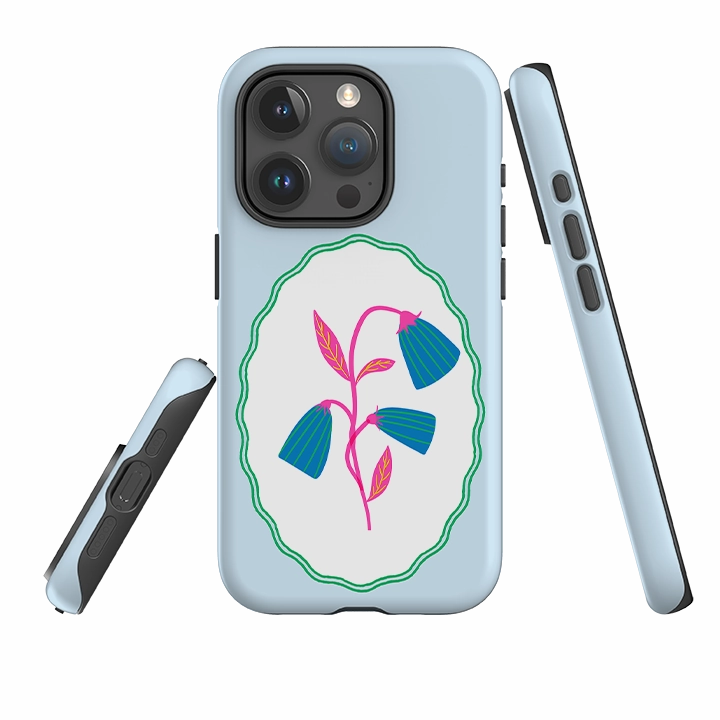 iPhone Case - Floral Portrait Modern Minimalism Smooth Feel Surface