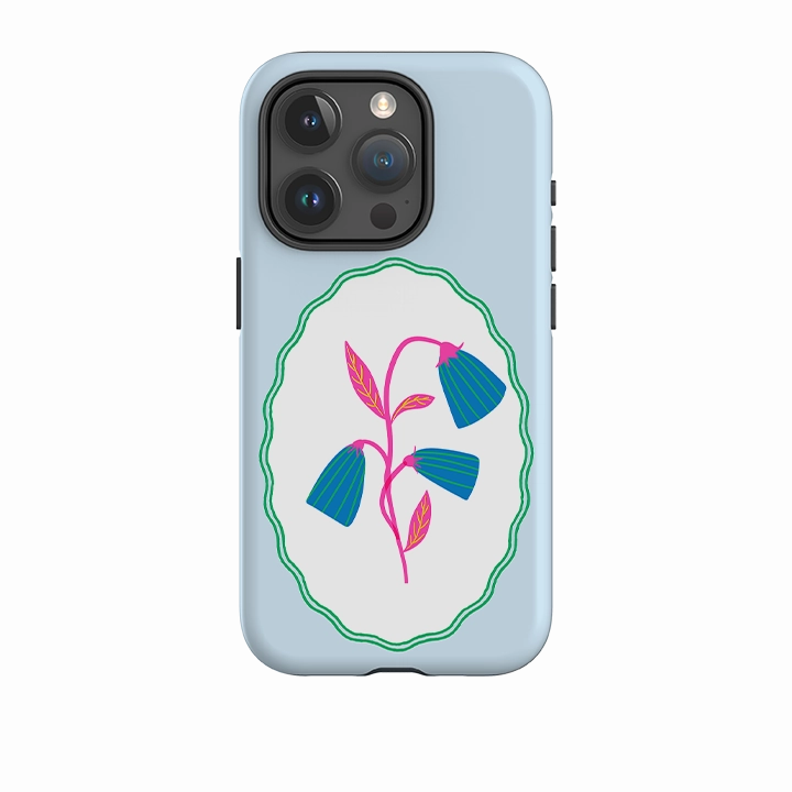iPhone Case - Floral Portrait Lightweight texture