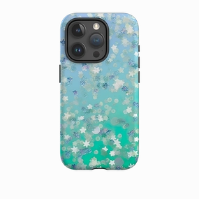 iPhone Case - Green Stars Enhanced Comfort