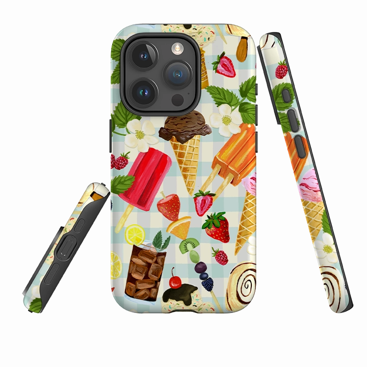 iPhone Case - Ice Floral By Abby Jacobs Compact Pattern