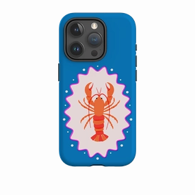 Protective Corner Tactile Buttons iPhone Case - Lobster