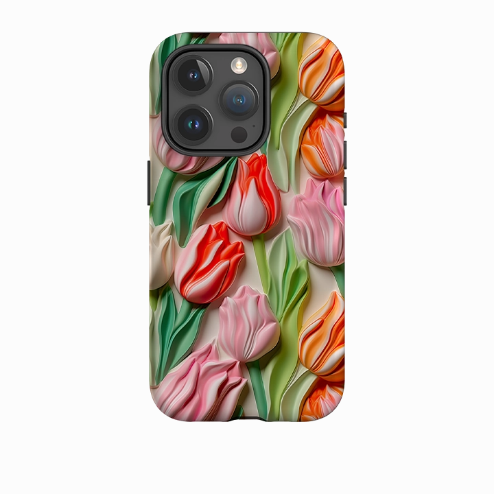Hybrid Frame iPhone Case - Maastricht Tulips