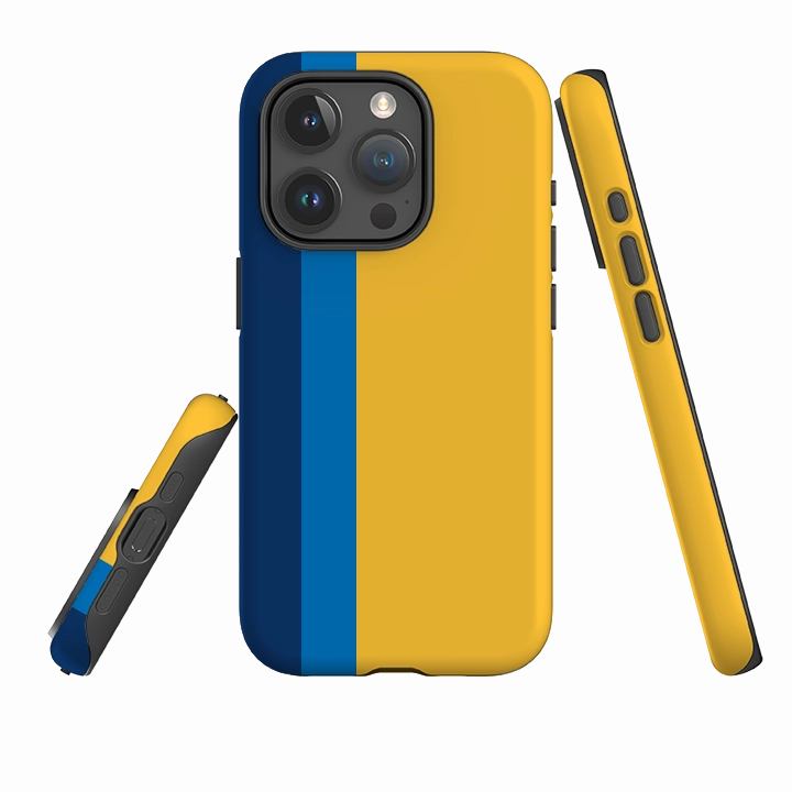 iPhone Case - New York Chroma Stripe Protective Corners Casual Texture