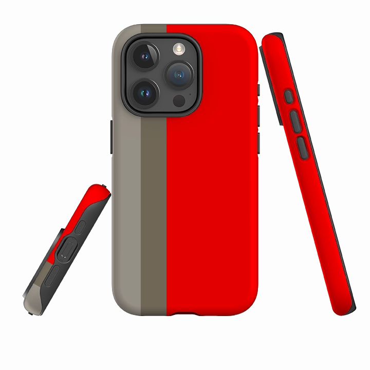 Comfort Grip iPhone Case - Paris Chroma Stripe