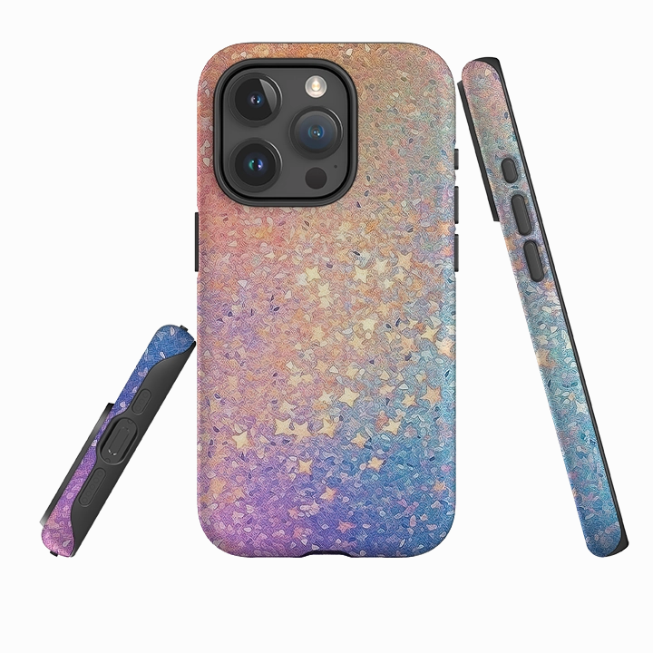iPhone Case - Pastel Glitter (case does not glitter) Flexible Pattern Layer