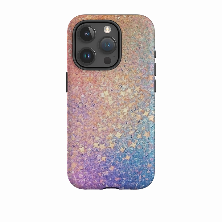 iPhone Case - Pastel Glitter (case does not glitter) Modern Pattern Layer Refined Finish