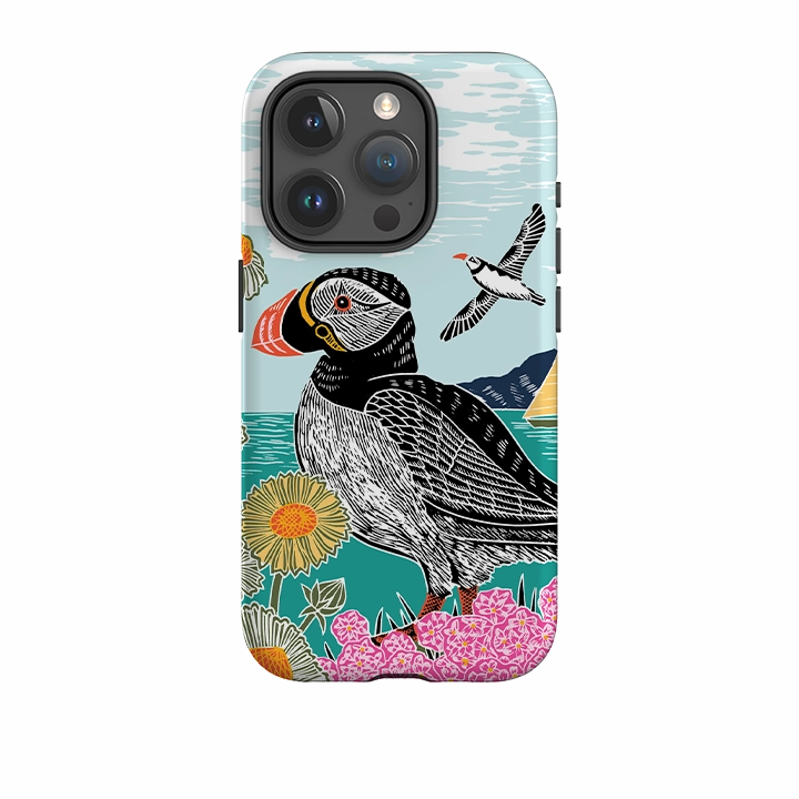 iPhone Case - Proud Puffin By Kate Heiss Protective Touch Protective Layering