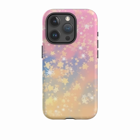 Luxury Coating Minimal Shield iPhone Case - Space Glitter II (case does not glitter)