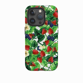 iPhone Case - Strawberries III By Abby Jacobs Trendy Layer
