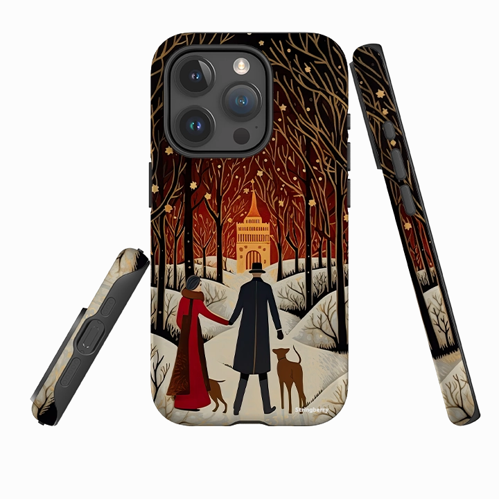Grip Texture iPhone Tough Case - A Winter's Tale II