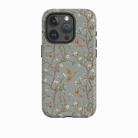 Compact Shell iPhone Tough Case - Autumn Birds II