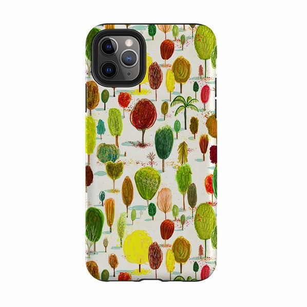 Matte Coating Finish iPhone Tough Case - Autumn In The Arboretum By Katherine Quinn