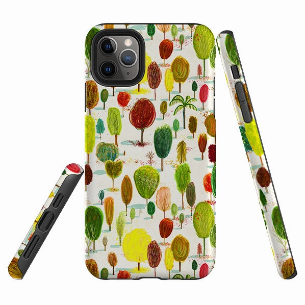 iPhone Tough Case - Autumn In The Arboretum By Katherine Quinn Protective Surface Compact Structure