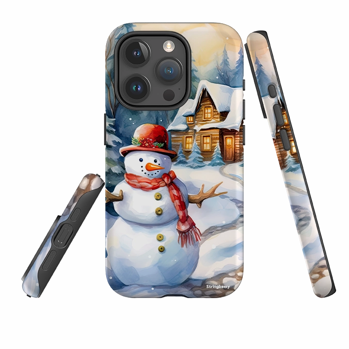 Strong Grip Premium Texture Layer iPhone Tough Case - Baby It's Cold Outside