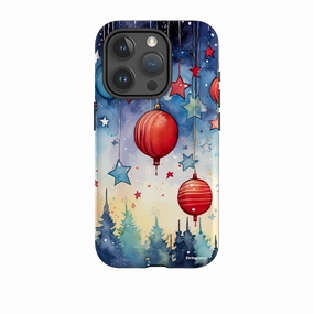 Gloss Surface iPhone Tough Case - Bauble Forest