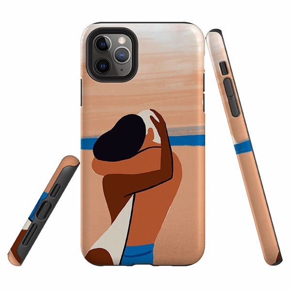 iPhone Tough Case - Beach Lovers Printed Artwork
