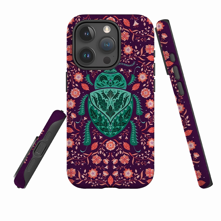 iPhone Tough Case - Beetle By Jenny Zemanek Wear resistant