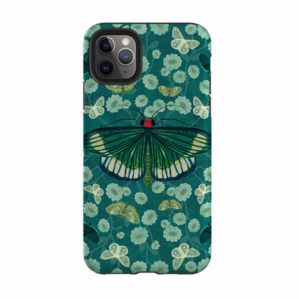 Stylish Touch Minimal Feature iPhone Tough Case - Big Moth 2 By Katherine Quinn
