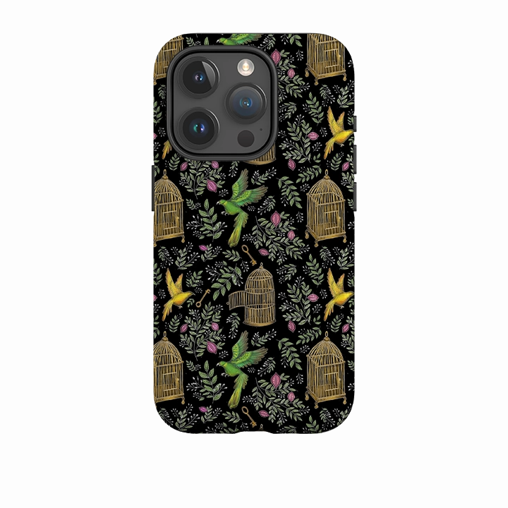 iPhone Tough Case - Birdcage By Catherine Rowe Portable Case
