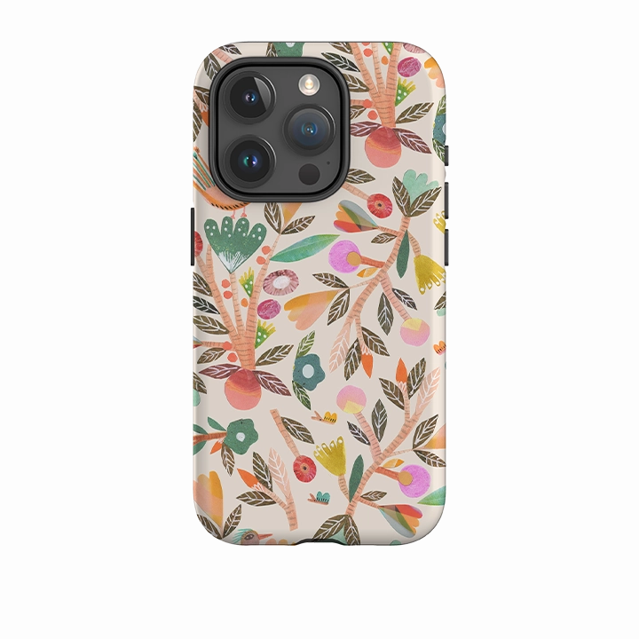 iPhone Tough Case - Birdsong By Gabriela Larios Color Layer