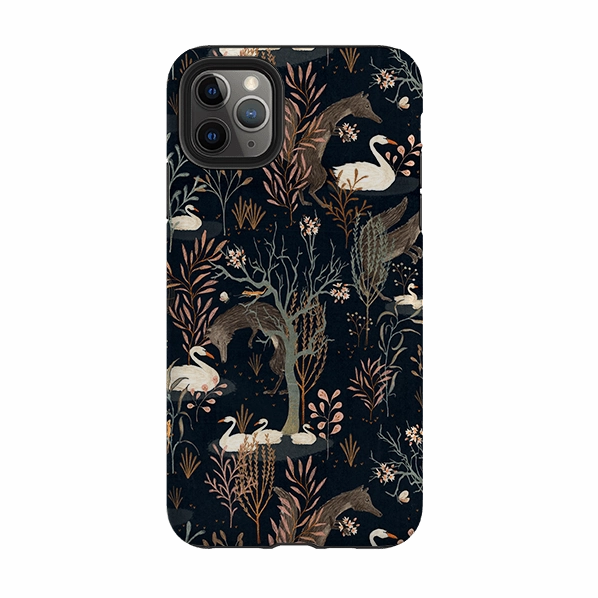 iPhone Tough Case - Black Forest By Katherine Quinn Minimal Feature Rugged Build