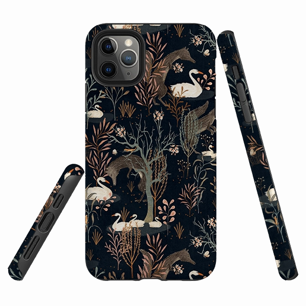 Protective Look Premium Surface iPhone Tough Case - Black Forest By Katherine Quinn